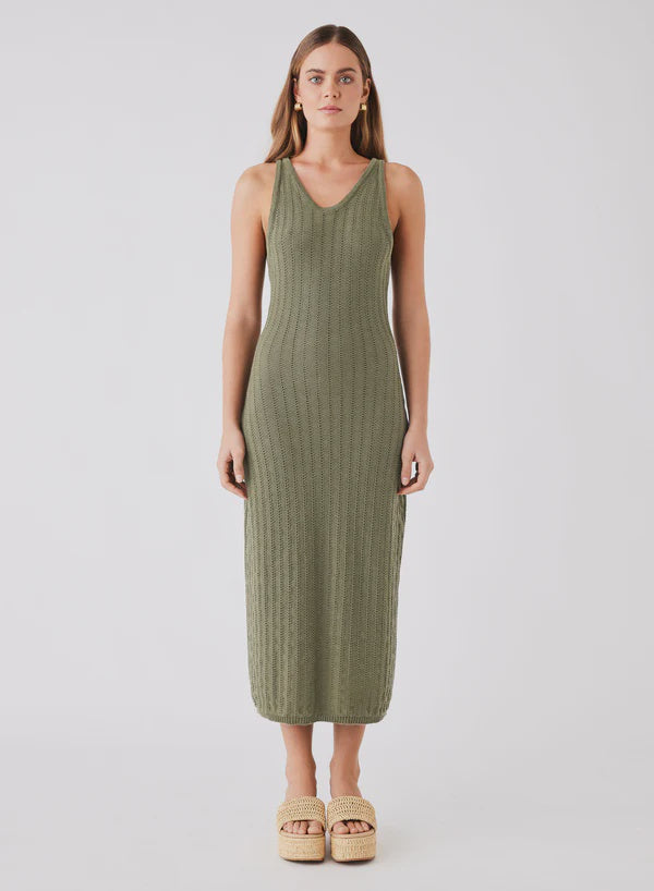 Esmaee Shutters Dress - Seagreen