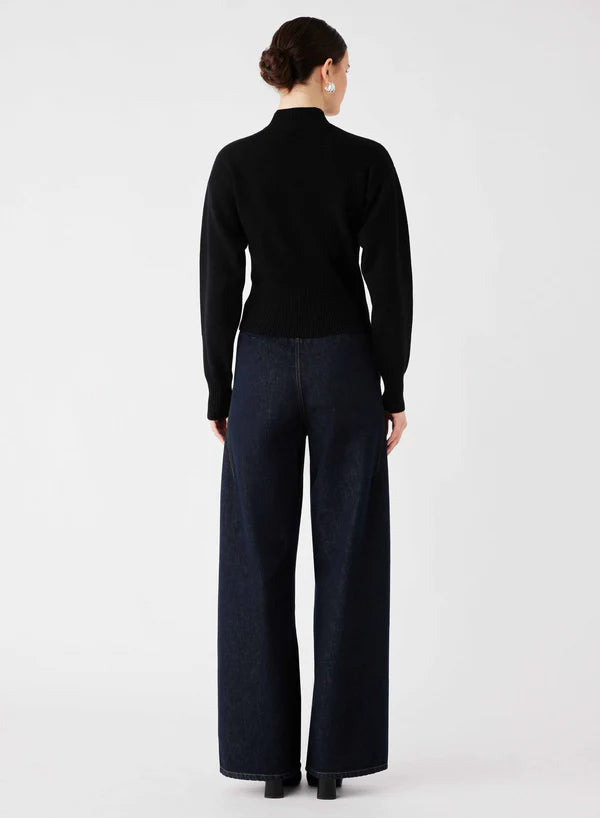 Esmaee Sierra Zip Cardi - Black
