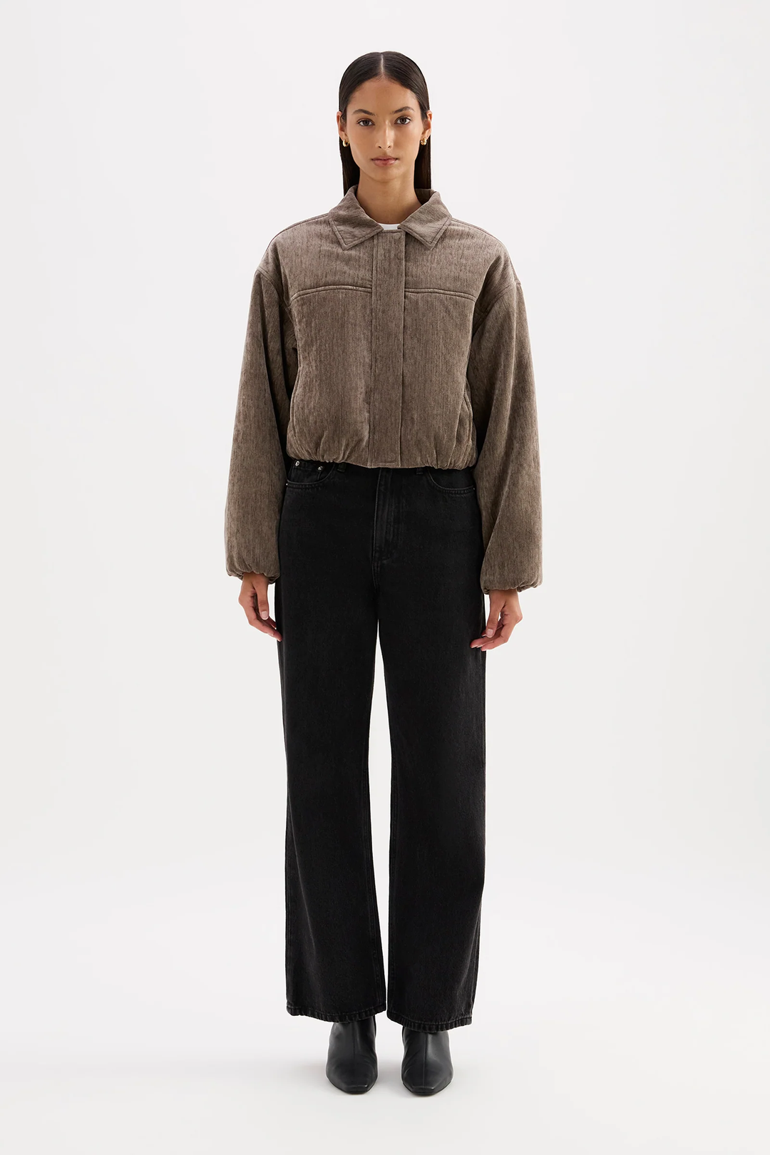 Nude Lucy Sabina Bomber - Driftwood