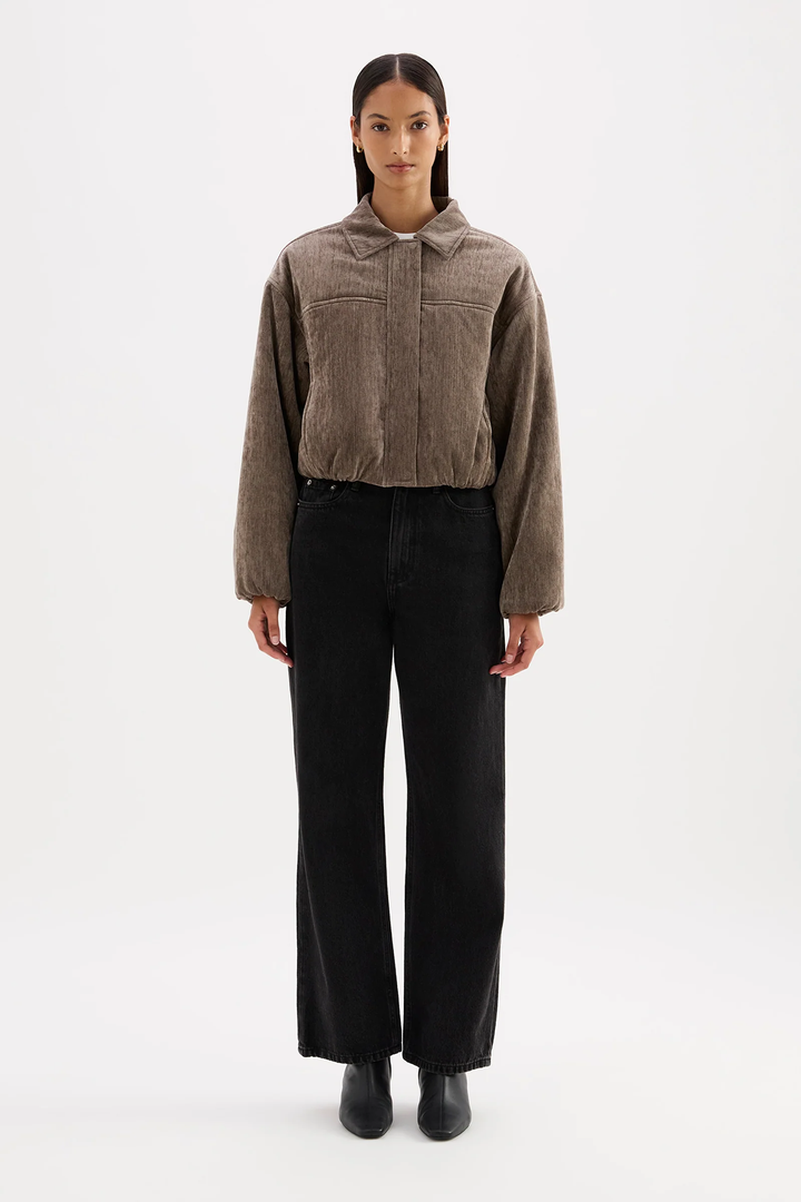 Nude Lucy Sabina Bomber - Driftwood