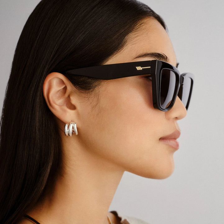 Le Specs Le Coeur Sunglasses-Black