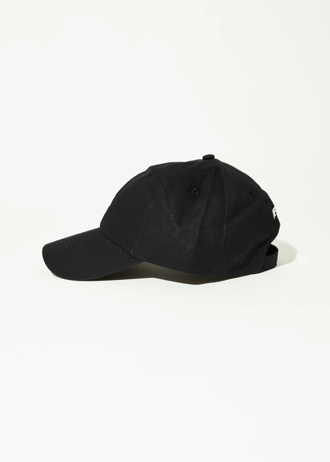 Afends Core Recycled Six Panel Cap - Stone Black