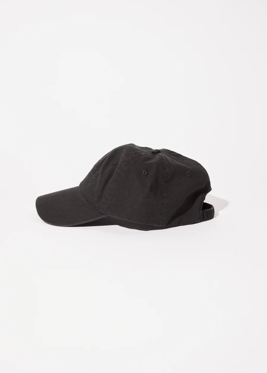 Afends Questions Recycled Siz Panel Cap - Washed Black