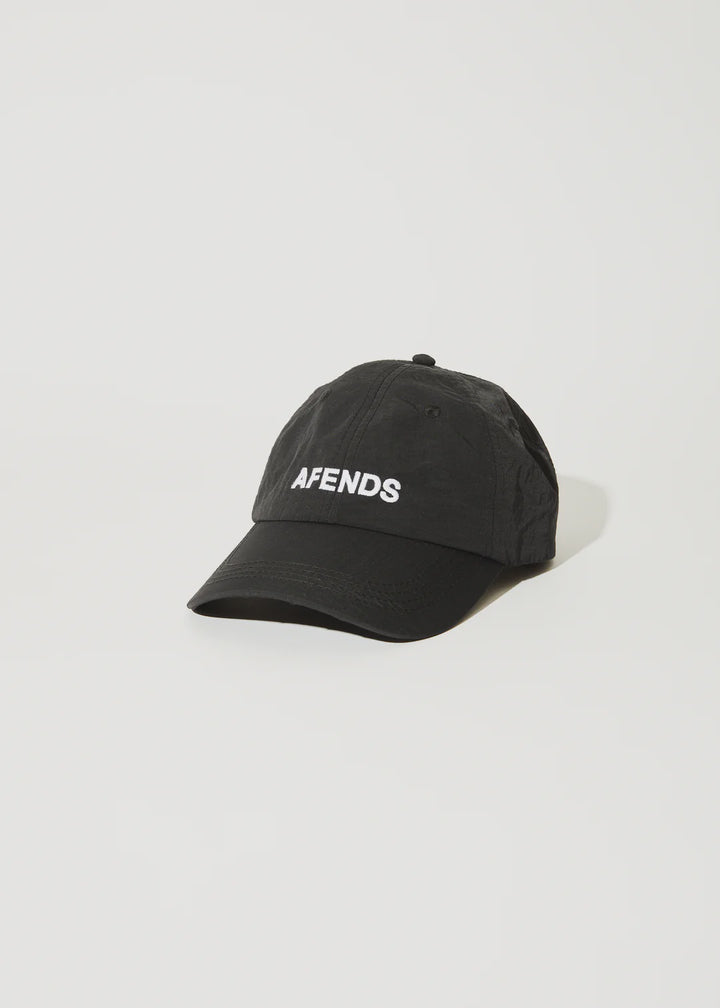 Afends Vinyl 6 Panel Cap - Black