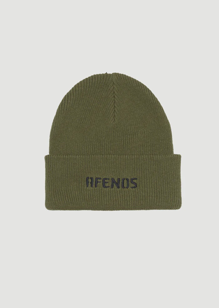 Afends Questions Recycled Beanie - Military
