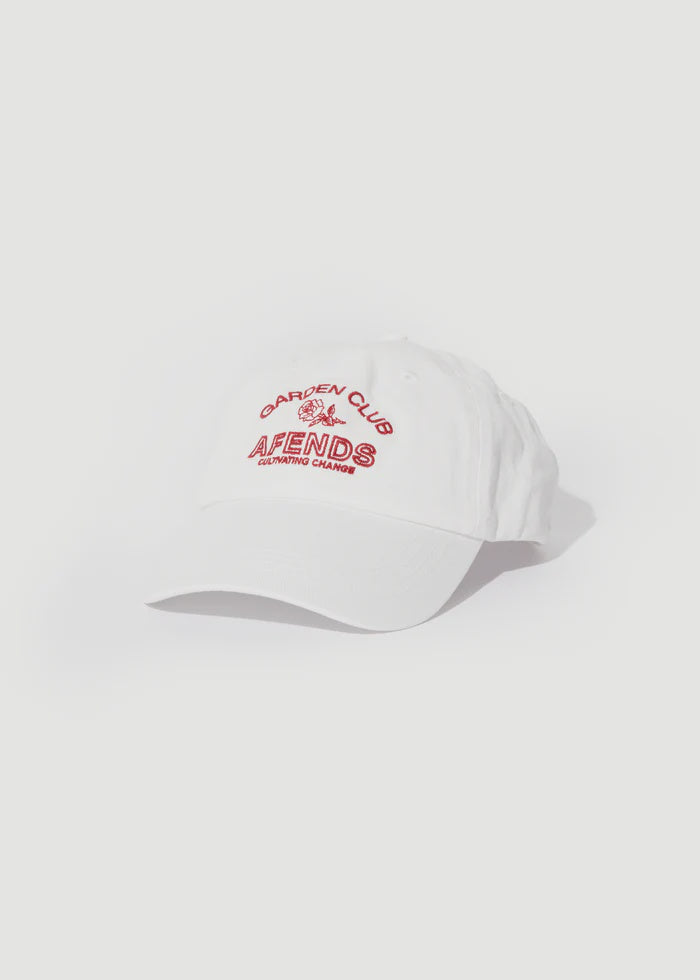 Afends Cultivate Recycled Panelled Cap-White