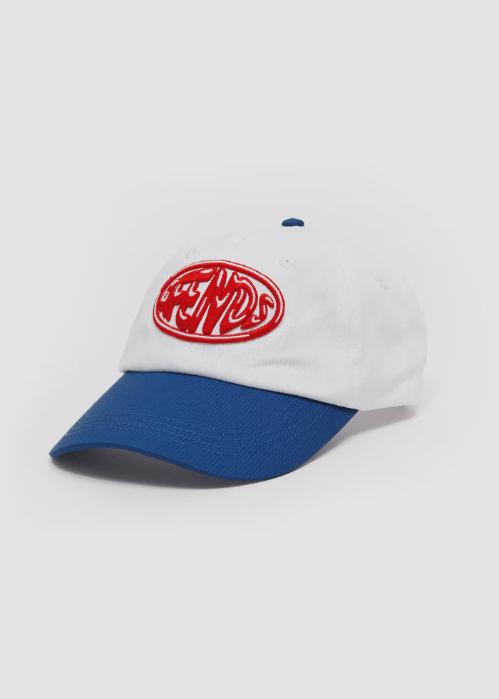 Afends Frogga Recycled Six Panel Cap- White