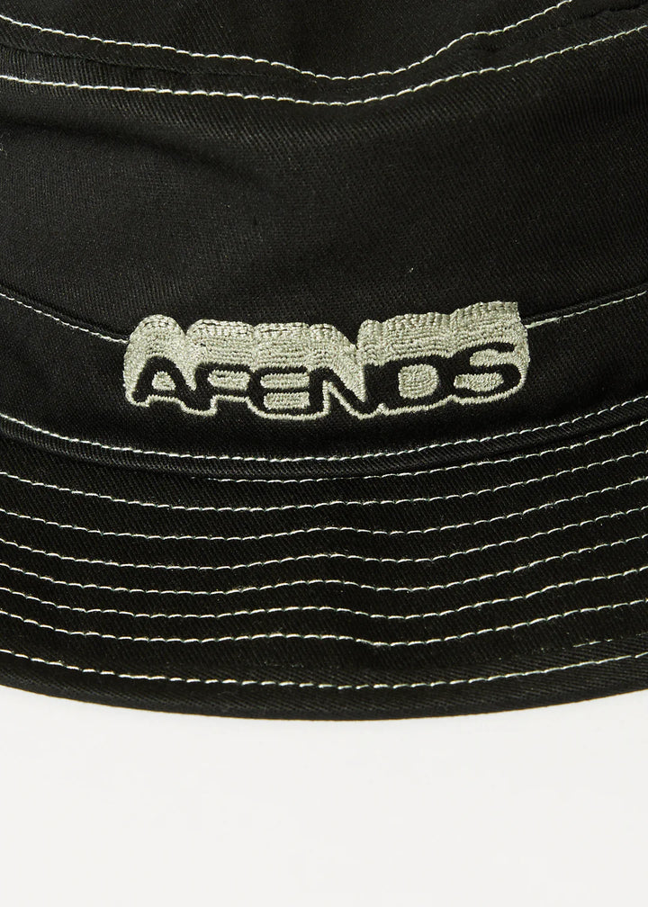 Afends Repeater Bucket Hat - Black