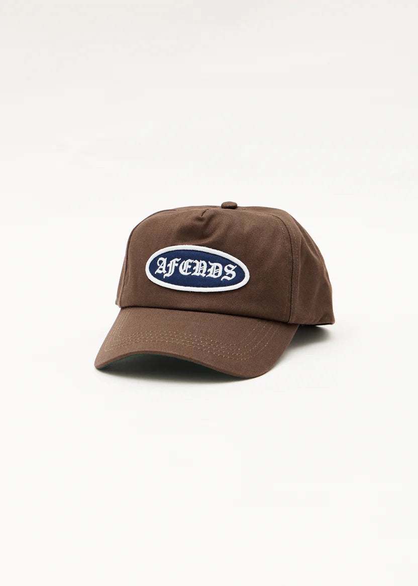 Afends Summit Five Panel Cap - Coffee
