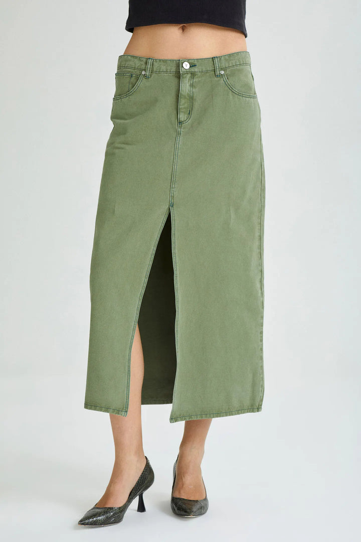 Abrand 99 Low Maxi Skirt - Fade Army
