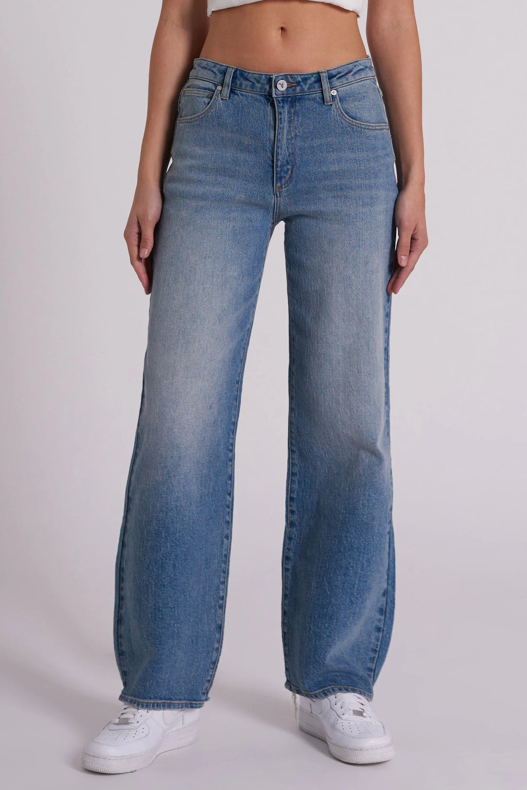 Abrand 95 Mid Baggy Jean - Lula Recycled - Mid Vintage Blue