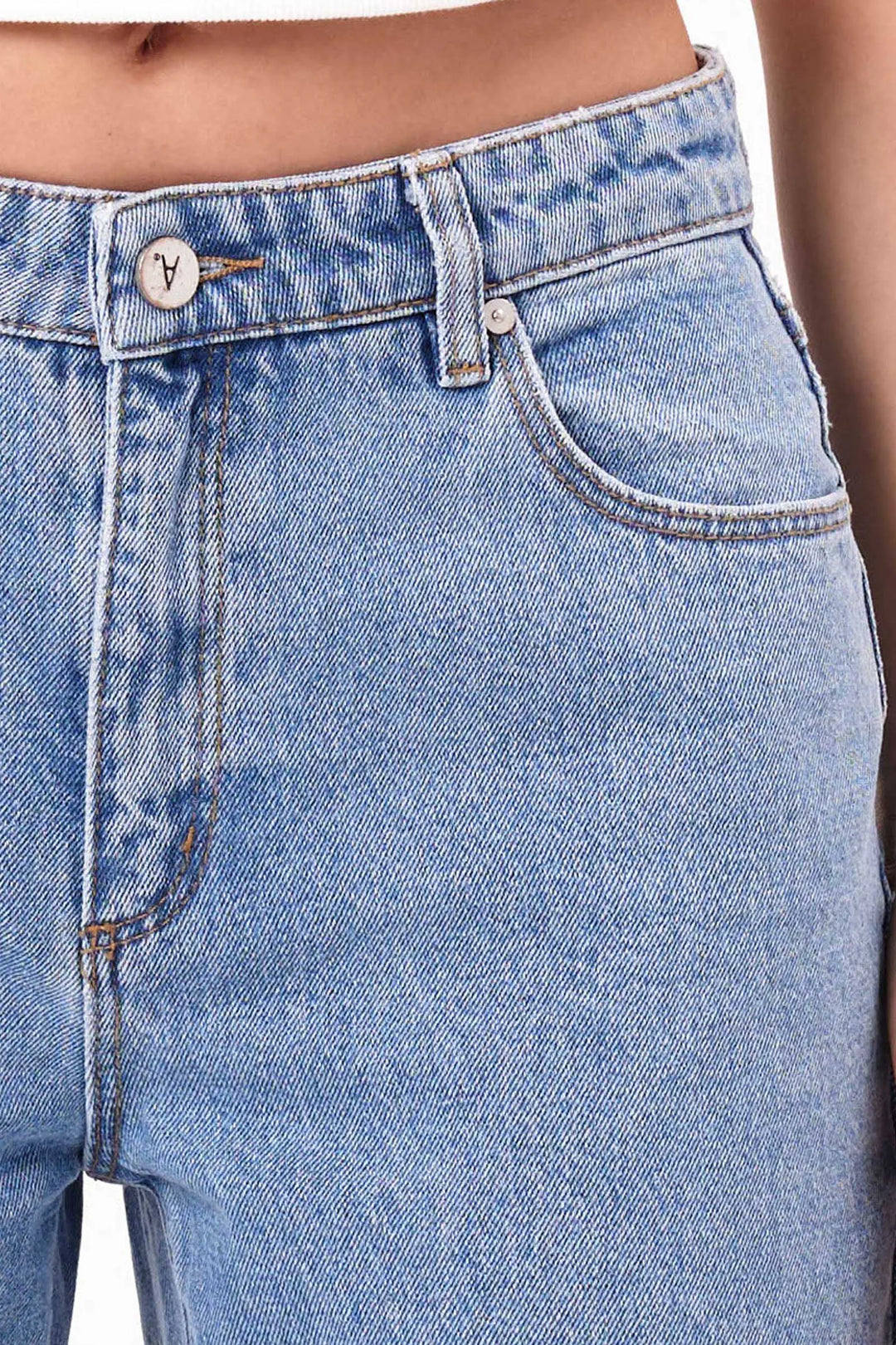 Abrand 95 Mid Baggy Jean - Gigi - Mid Blue