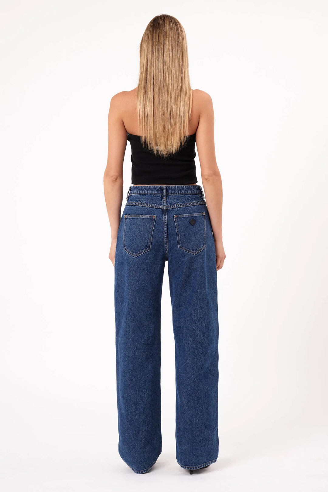 Abrand 95 Mid Baggy Jean - Bella - Mid Blue