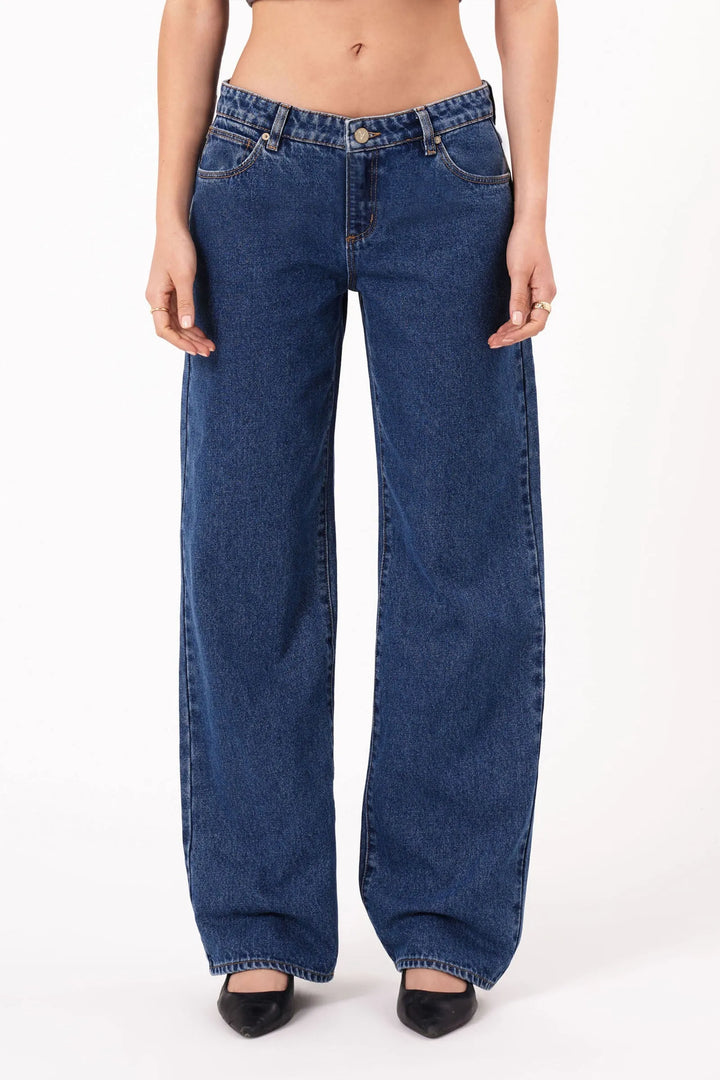 Abrand 99 Low Baggy Jean - Bella - Mid Blue