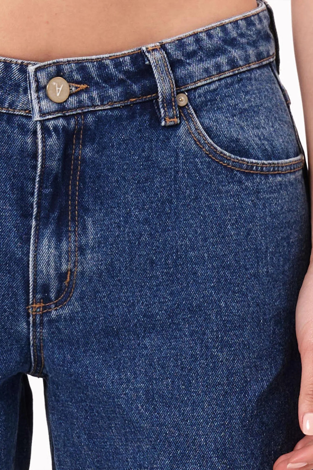 Abrand 99 Low Baggy Jean - Bella - Mid Blue