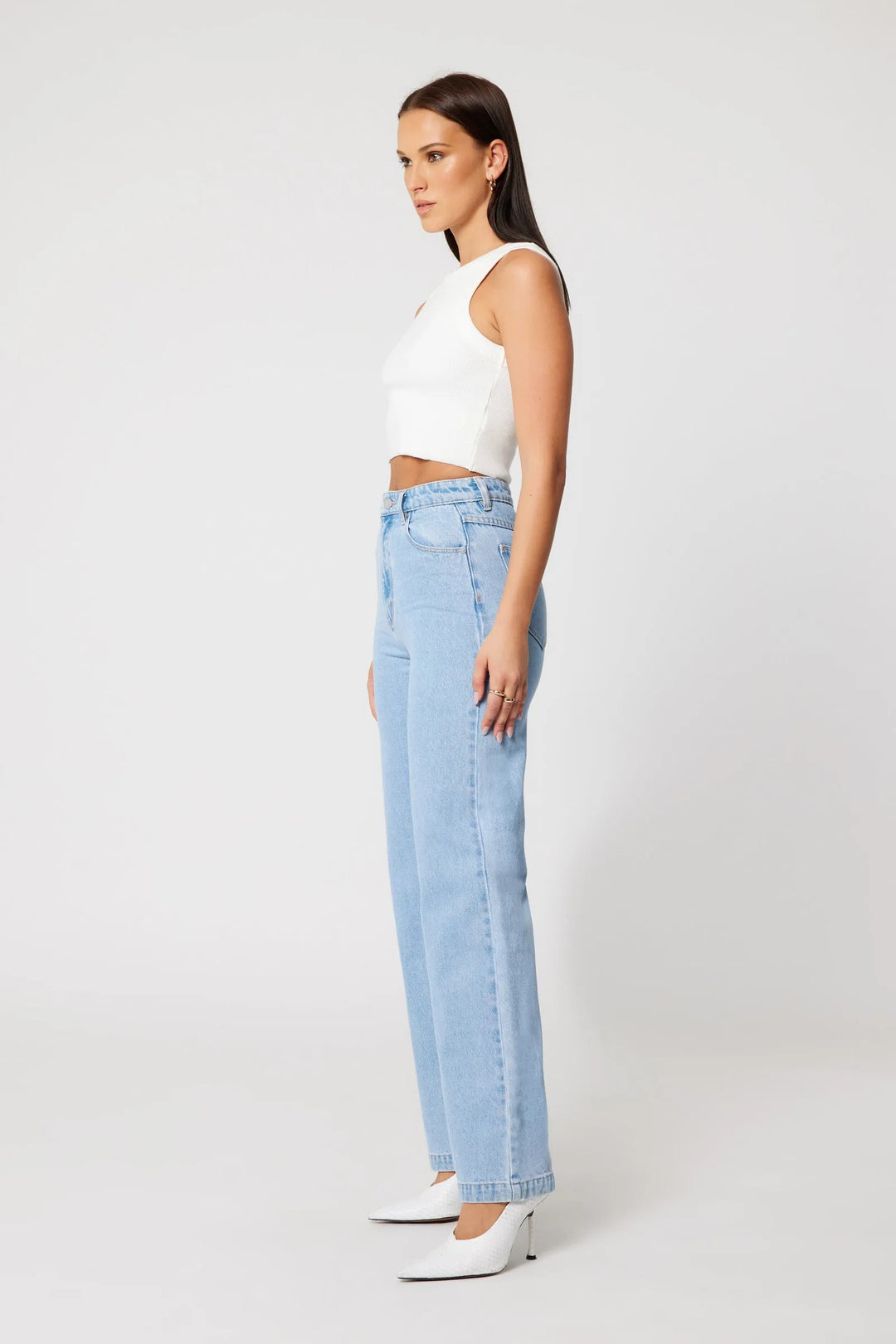 Abrand 94 High & Wide Jean - Kendall - Light Vintage Indigo