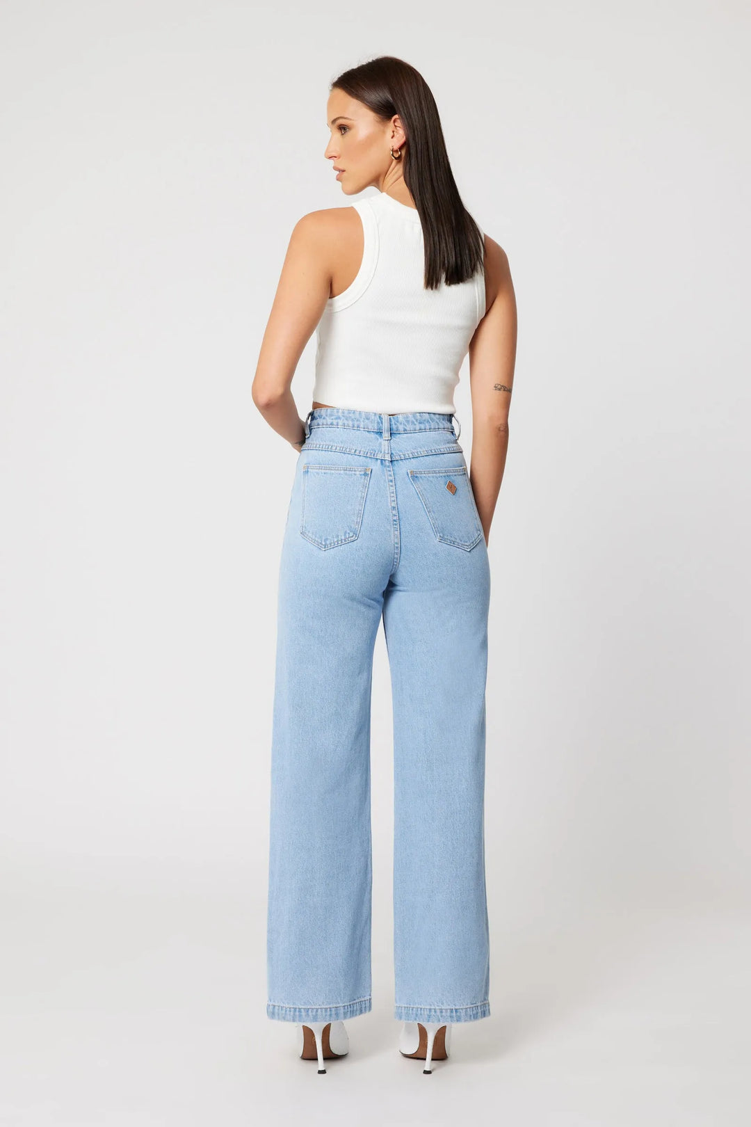 Abrand 94 High & Wide Jean - Kendall - Light Vintage Blue