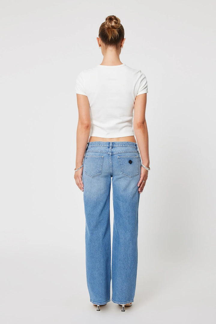 Abrand 99 Low & Wide Jean - Cleo - Mid Vintage Blue