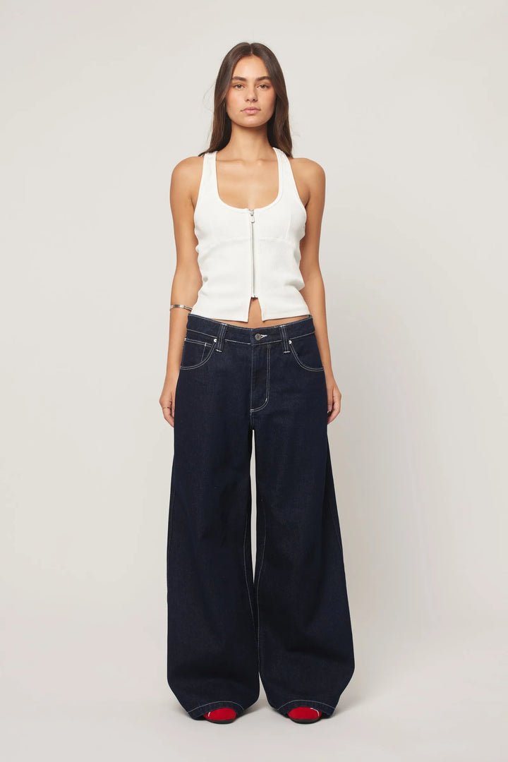 Abrand 99 Low Mega Baggy Jean - Nicky - Rinse Denim
