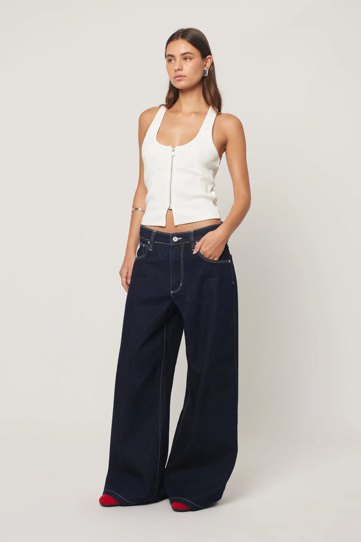 Abrand 99 Low Mega Baggy Jean - Nicky - Rinse Denim