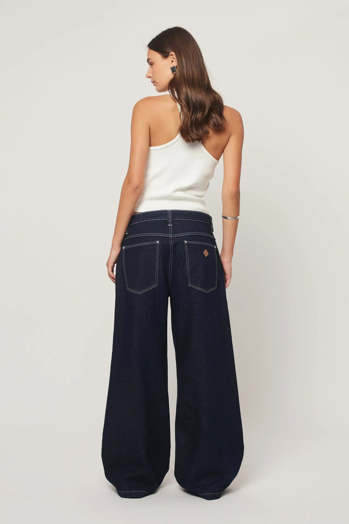 Abrand 99 Low Mega Baggy Jean - Nicky - Rinse Denim