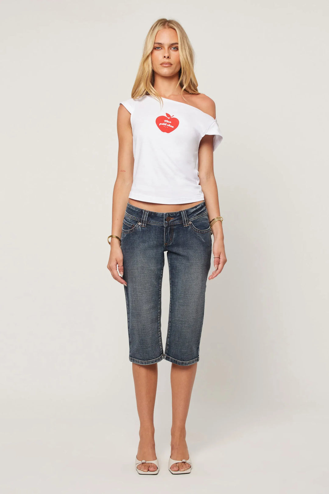 Abrand Little Miss Tee - White