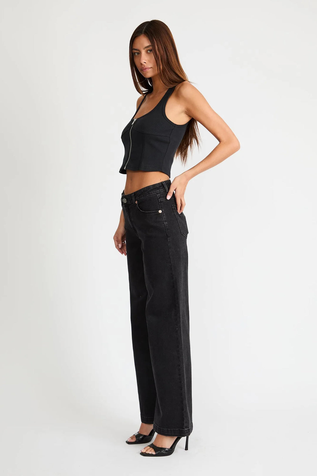 Abrand 95 Mid & Wide Jean - Brie