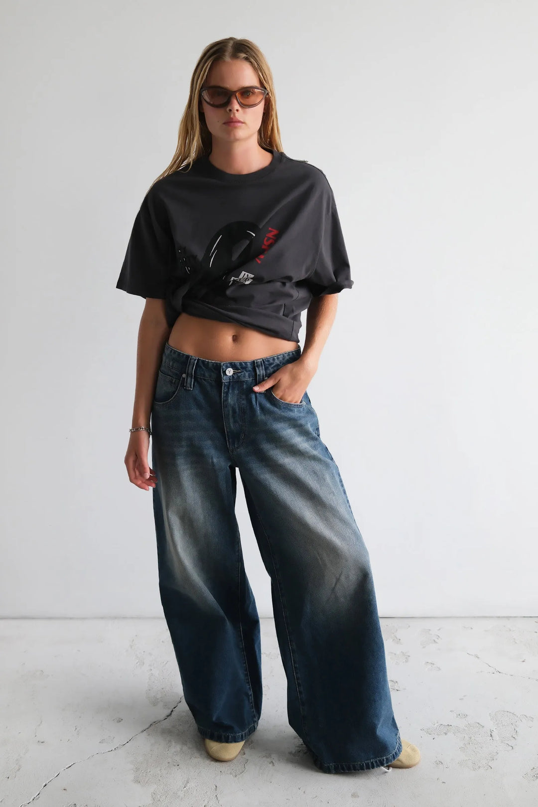 Abrand 99 Mega Baggy Jean - Mason
