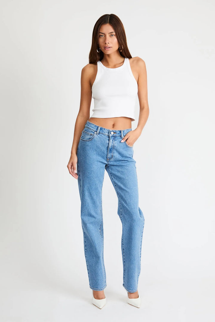 Abrand 95 Mid Straight Jean - Debbie