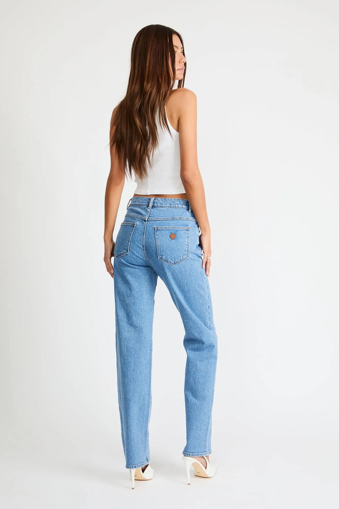 Abrand 95 Mid Straight Jean - Debbie