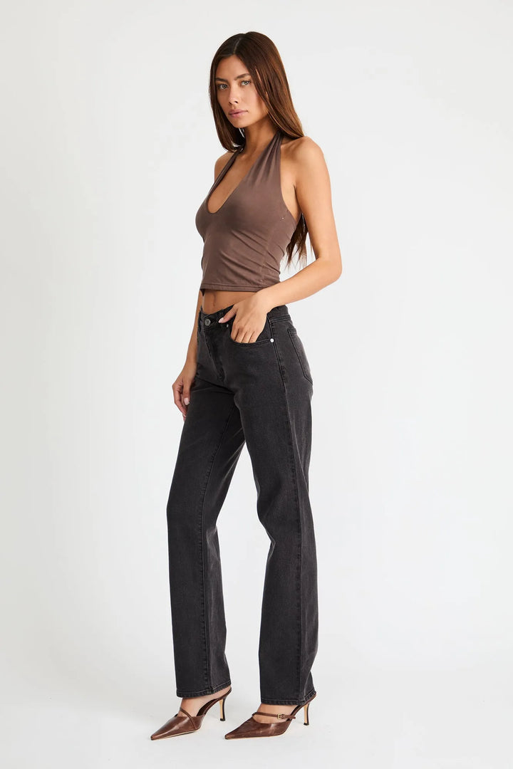 Abrand 95 Mid Straight Jean - Sophie