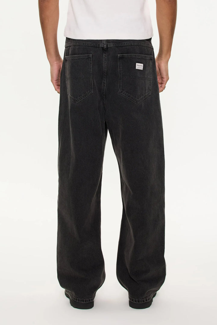 Abrand A6 Big Baggy Jean - Bazza - Washed Black