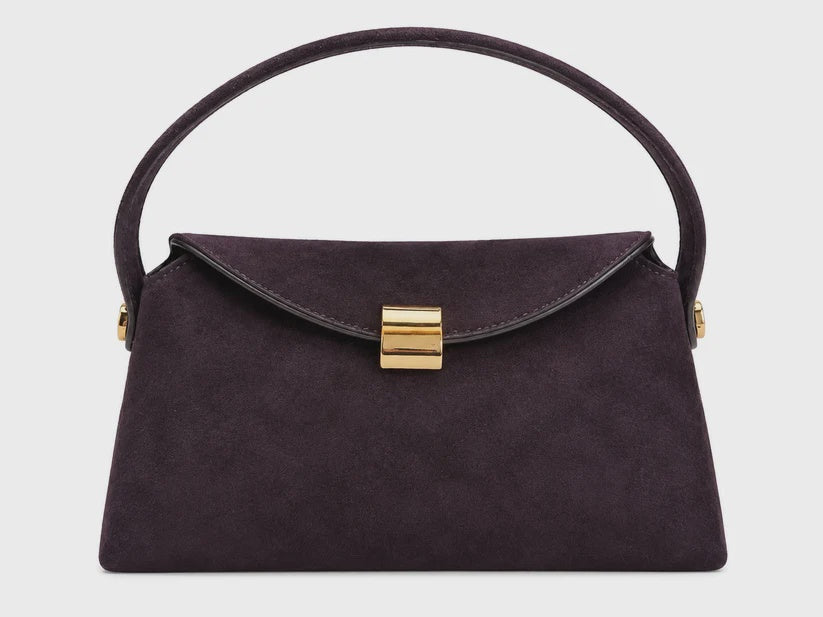 Billini Annalise Handle Bag - Dark Chocolate Suede