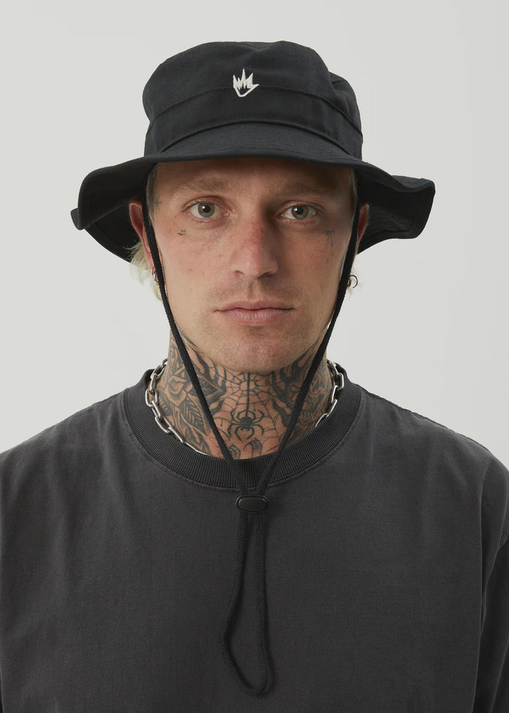 Afends Flame Bucket Hat - Black