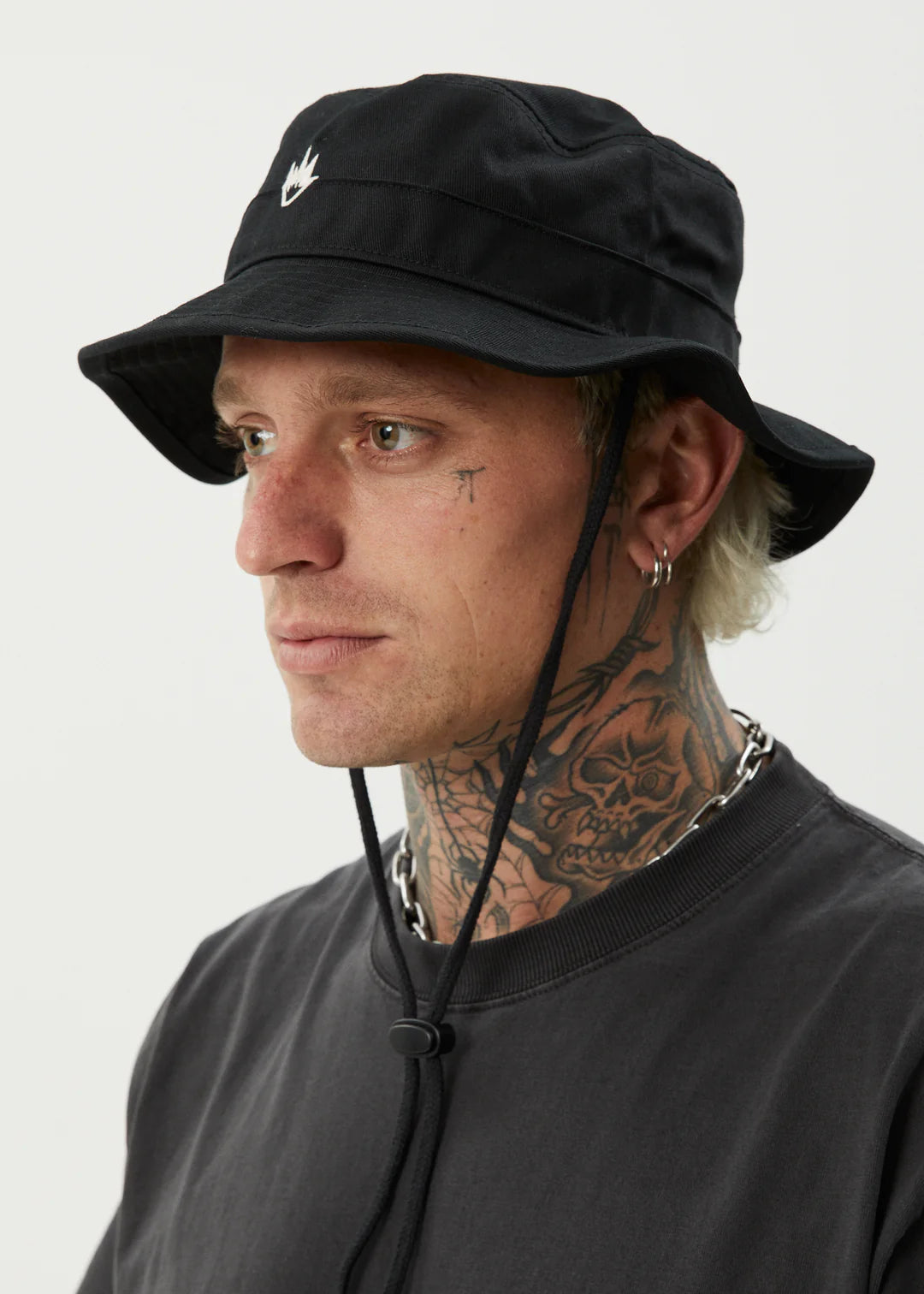 Afends Flame Bucket Hat - Black