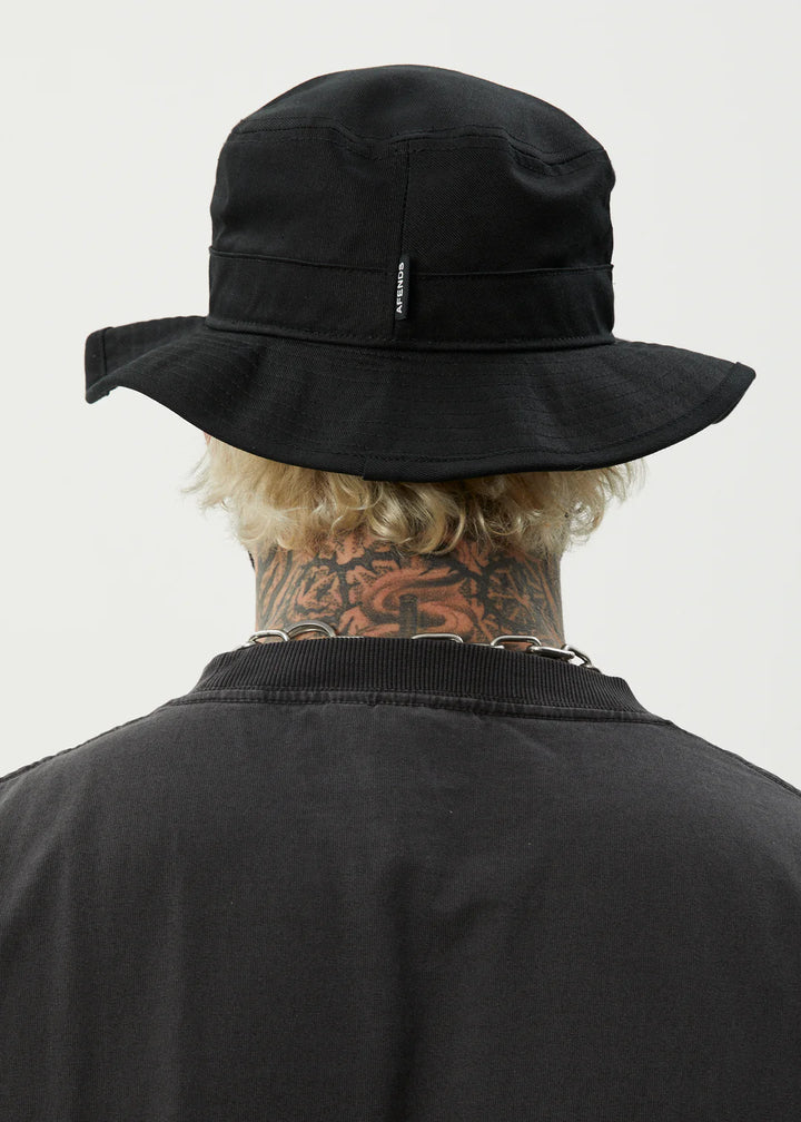 Afends Flame Bucket Hat - Black