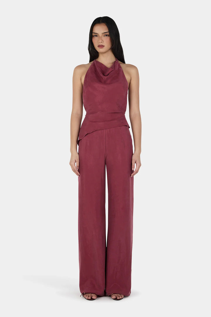 Ownley Aeris Pant - Burgundy