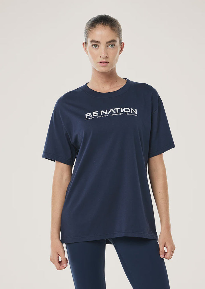 P.E Nation Aero Short Sleeve Tee - Dark Navy