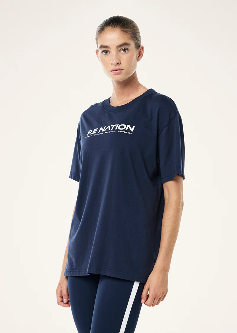 P.E Nation Aero Short Sleeve Tee - Dark Navy