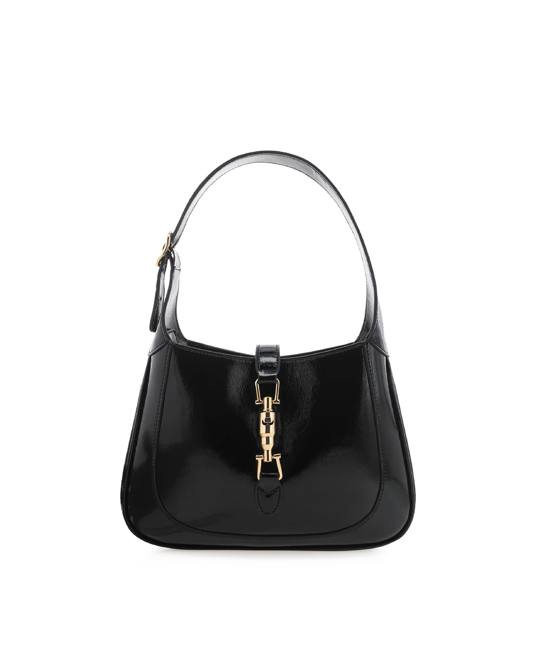 Billini Alix Shoulder Bag - Black Crinkle Patent