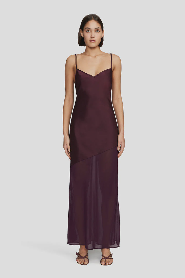 Ownley Alize Midi Dress - Plum