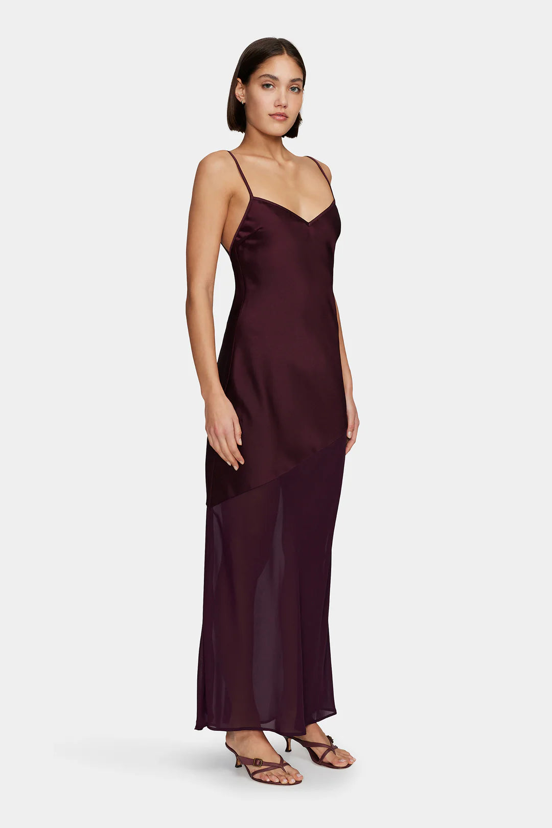 Ownley Alize Midi Dress - Plum