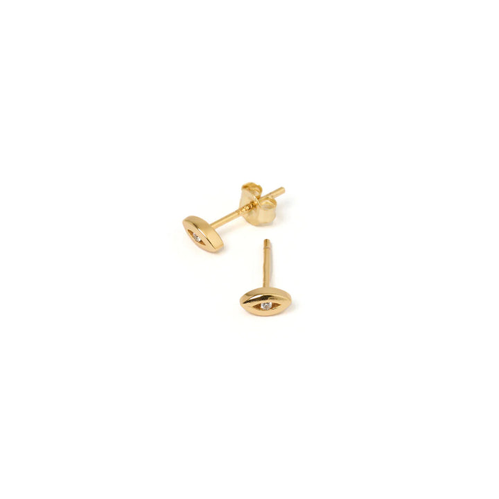 Arms Of Eve Amulet Gold Studs