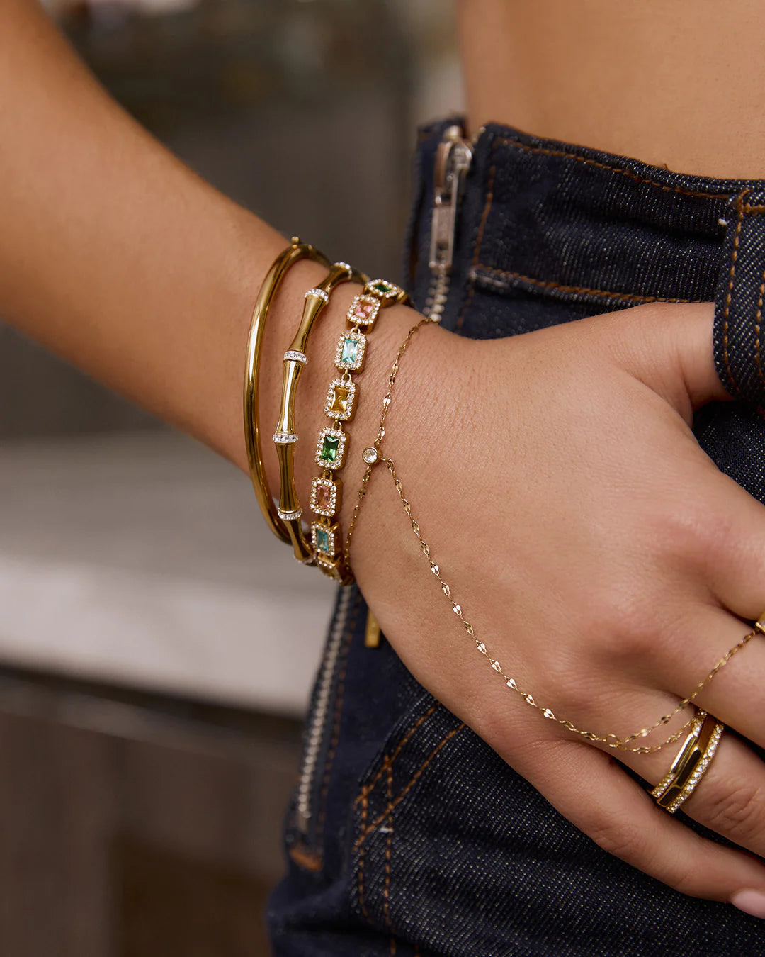 Arms Of Eve Cole Gold Cuff