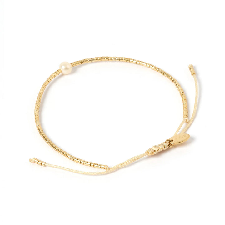 Arms Of Eve River Gold and Pearl Bracelet