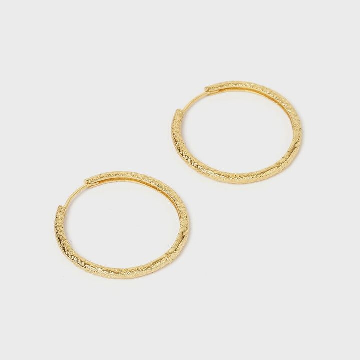 Arms Of Eve Sebastian Gold Hoop Earrings