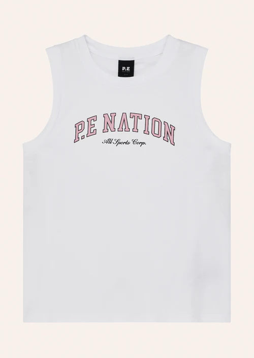 P.E Nation Area Tank - Optic White