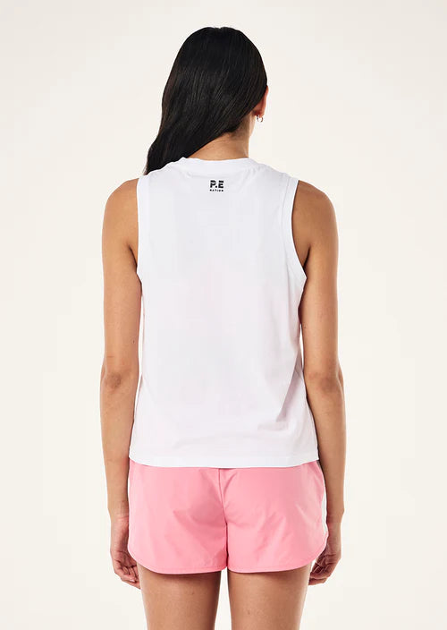 P.E Nation Area Tank - Optic White