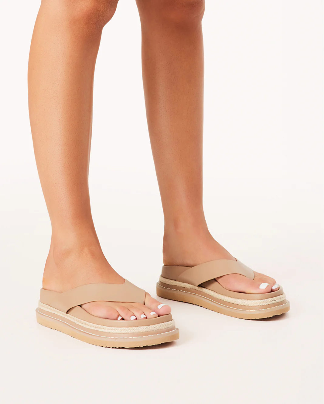 Billini Arley Slide- Light Cashew