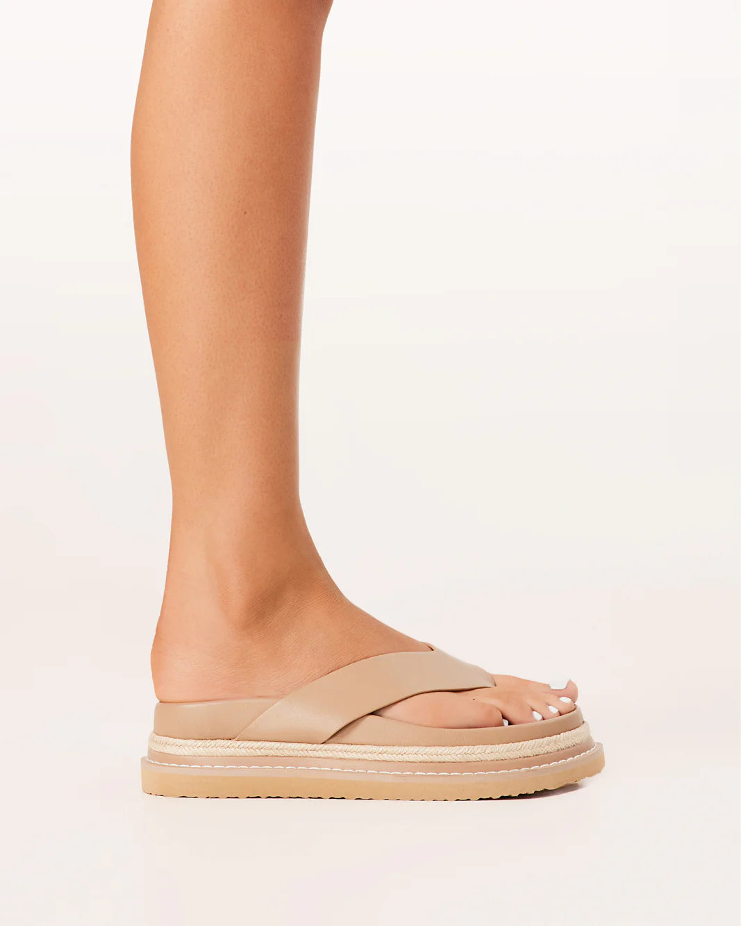 Billini Arley Slide- Light Cashew